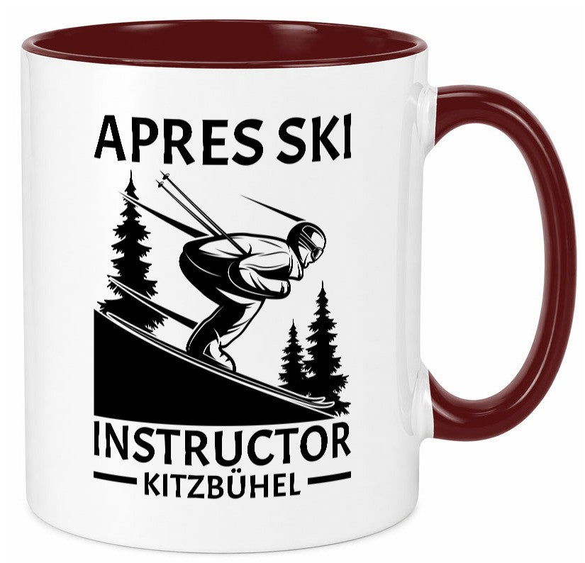 Apres Ski Instructor Kitzbühel | Skifahrer Geschenk Humor Geschenkidee lustiger Tasse