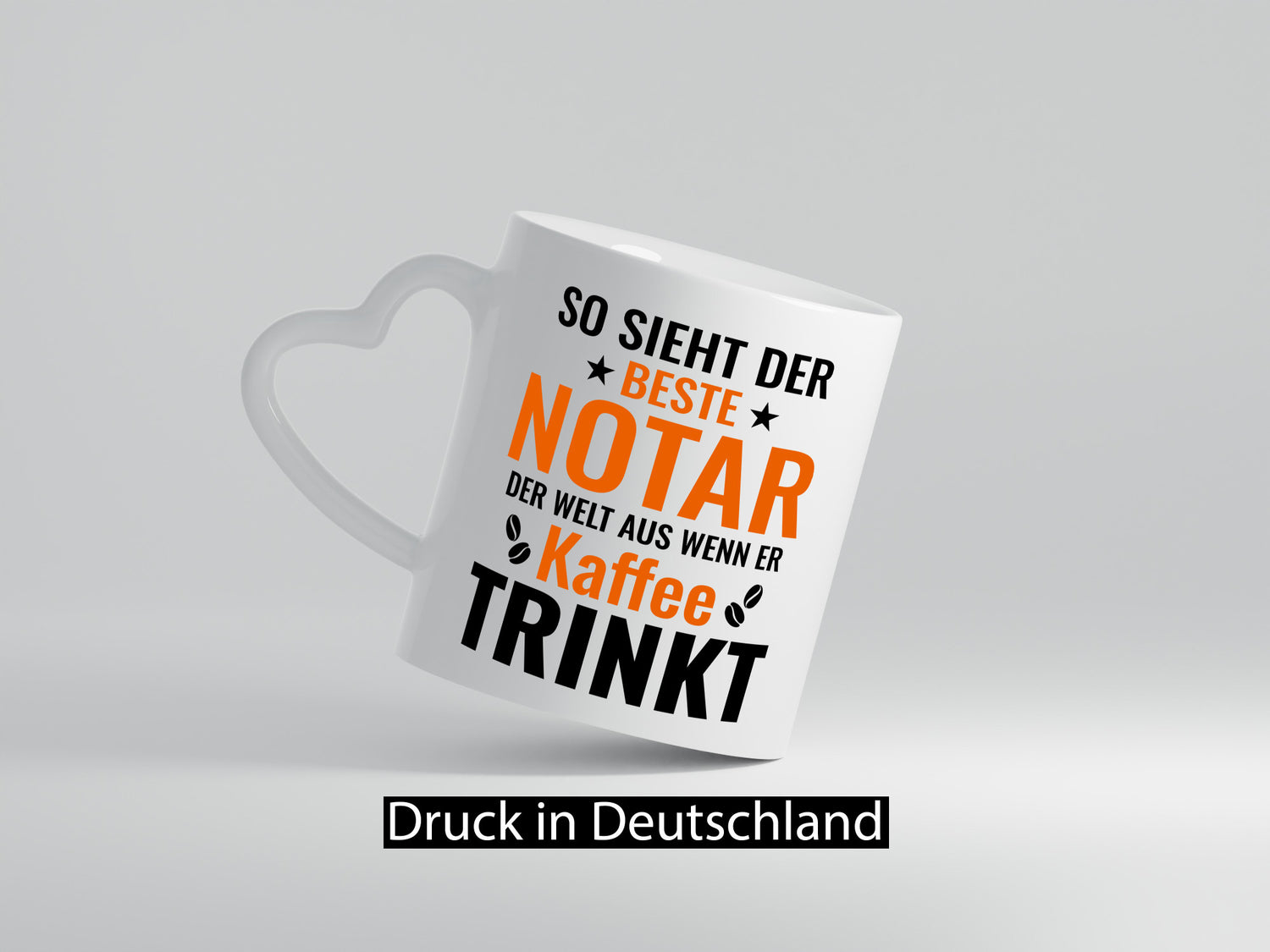 Kaffee trinkt: Notar | Jurist lustiger Spruch Geschenk Humor Geschenkidee Tasse