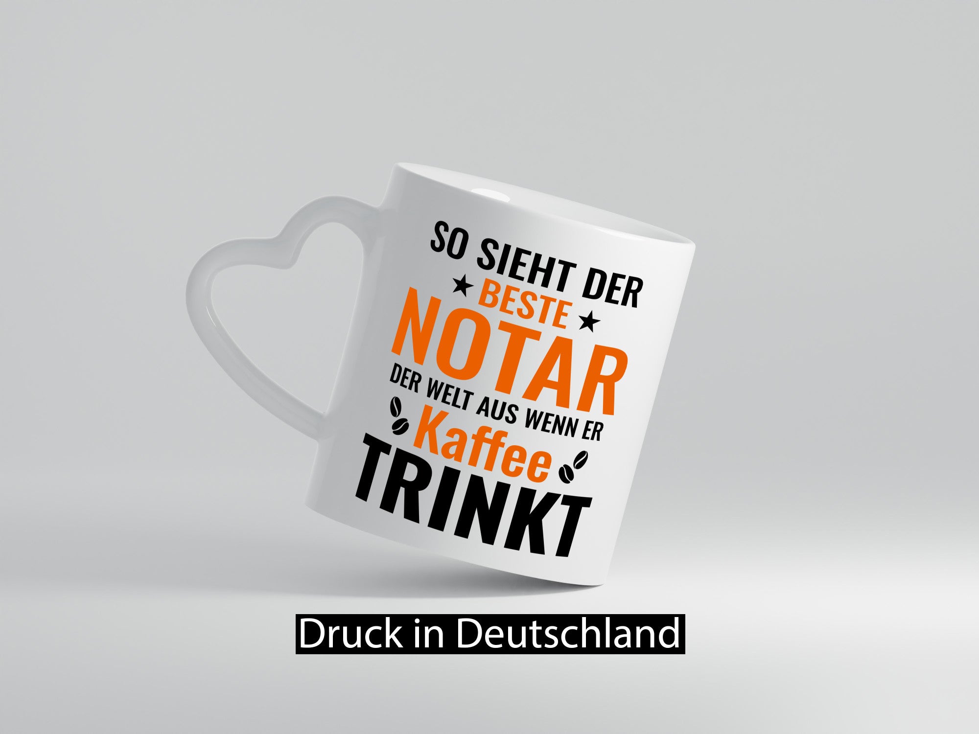Kaffee trinkt: Notar | Jurist lustiger Spruch Geschenk Humor Geschenkidee Tasse
