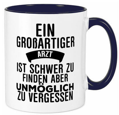 Großartiger Arzt | Dankeschön Tasse schöner Spruch Humor Geschenkidee