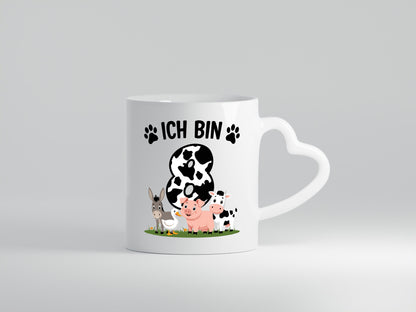 8 Geburtstag | Jahre Farmer Kind Geschenk Geschenkidee lustiger Spruch Tasse