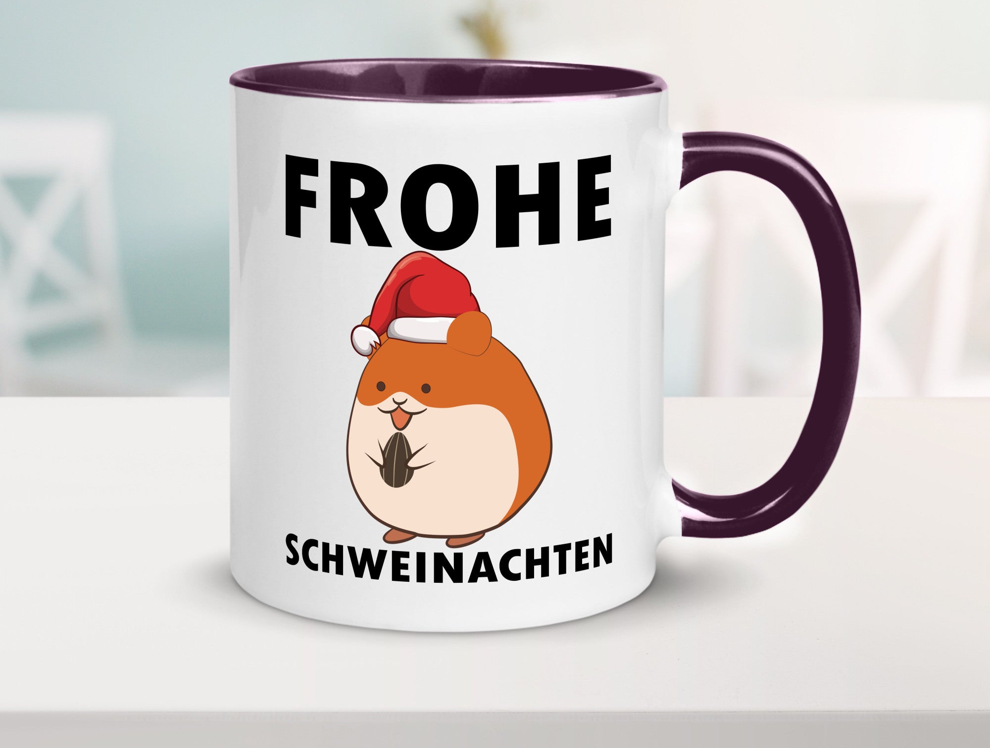 Frohe Schweinachten | Meerschweinchen Weihnachten lustiger Spruch Geschenk