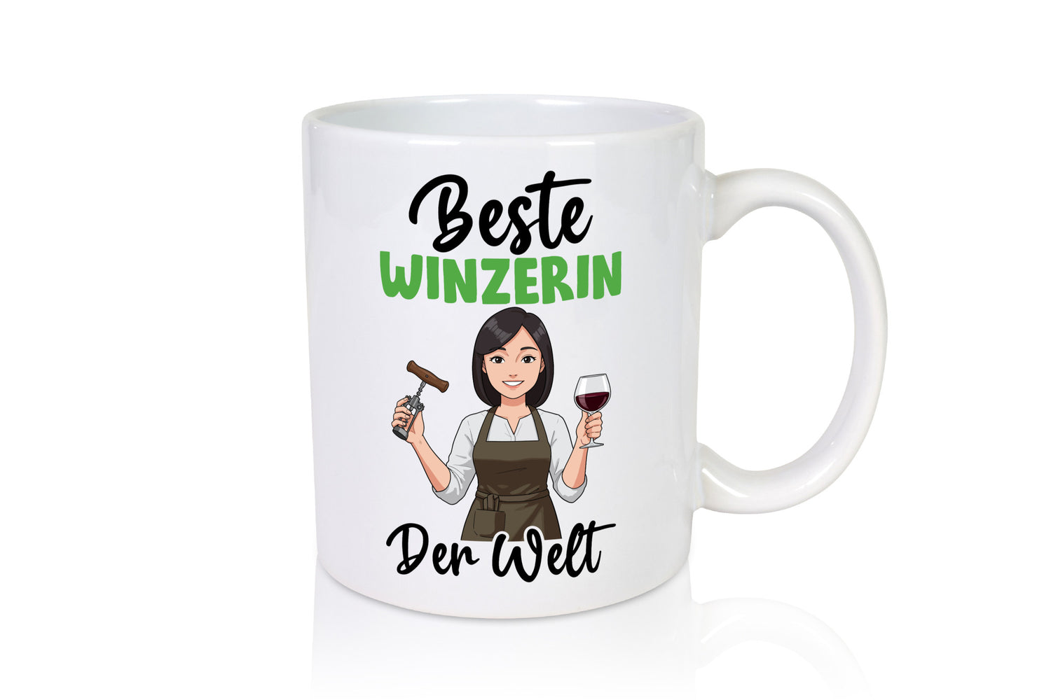 Beste Winzerin | Weinbauer Wein v2 Humor Geschenkidee Tasse