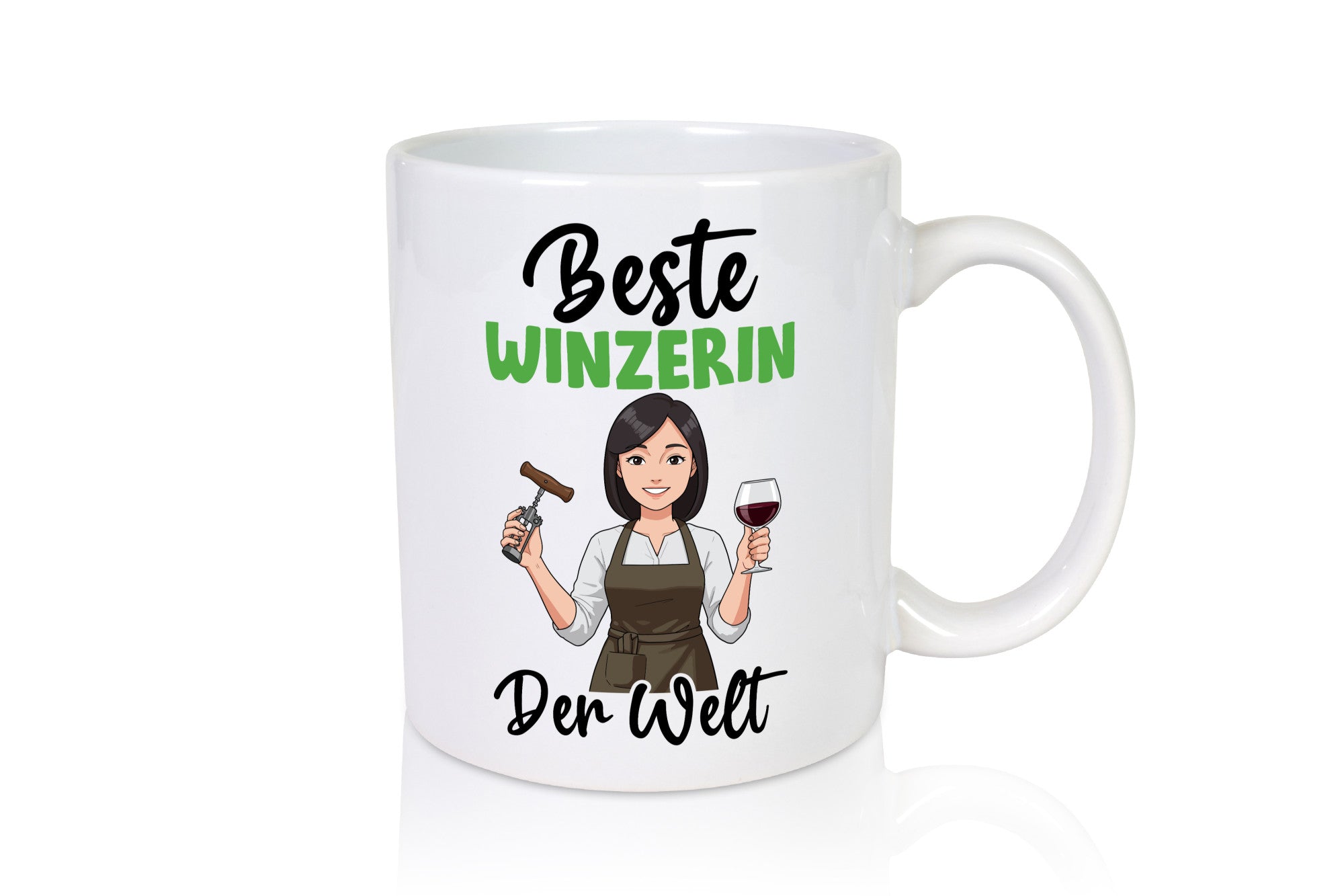 Beste Winzerin | Weinbauer Wein v2 Humor Geschenkidee Tasse