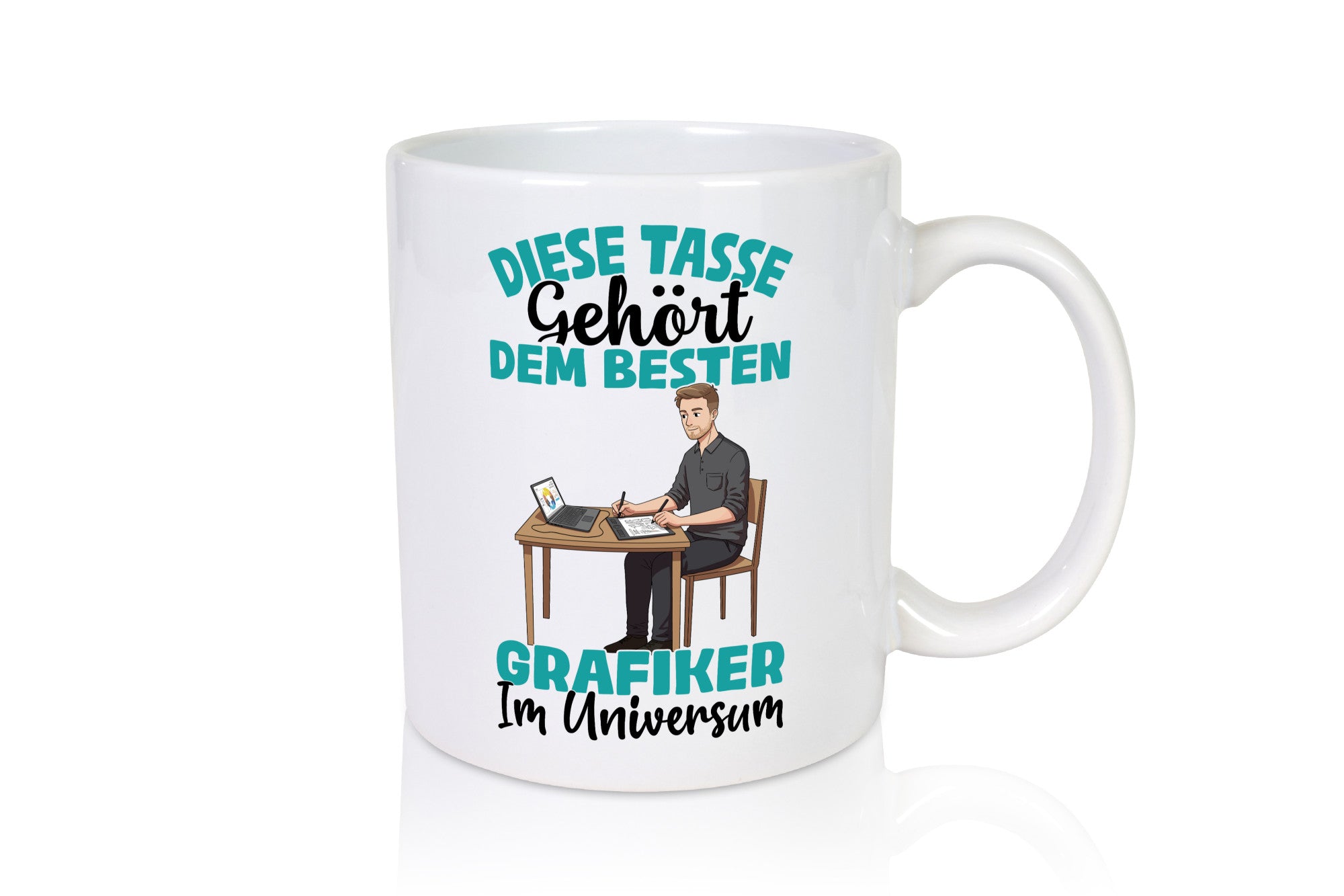 Im Universum: Grafiker | Grafik Design lustiger Spruch Geschenk Humor