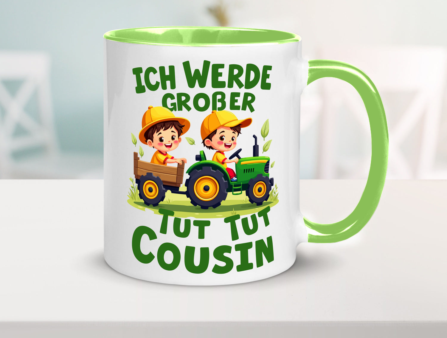 Ich werde Großer Cousin | Familie Bauer lustiger Spruch Geschenk Geschenkidee