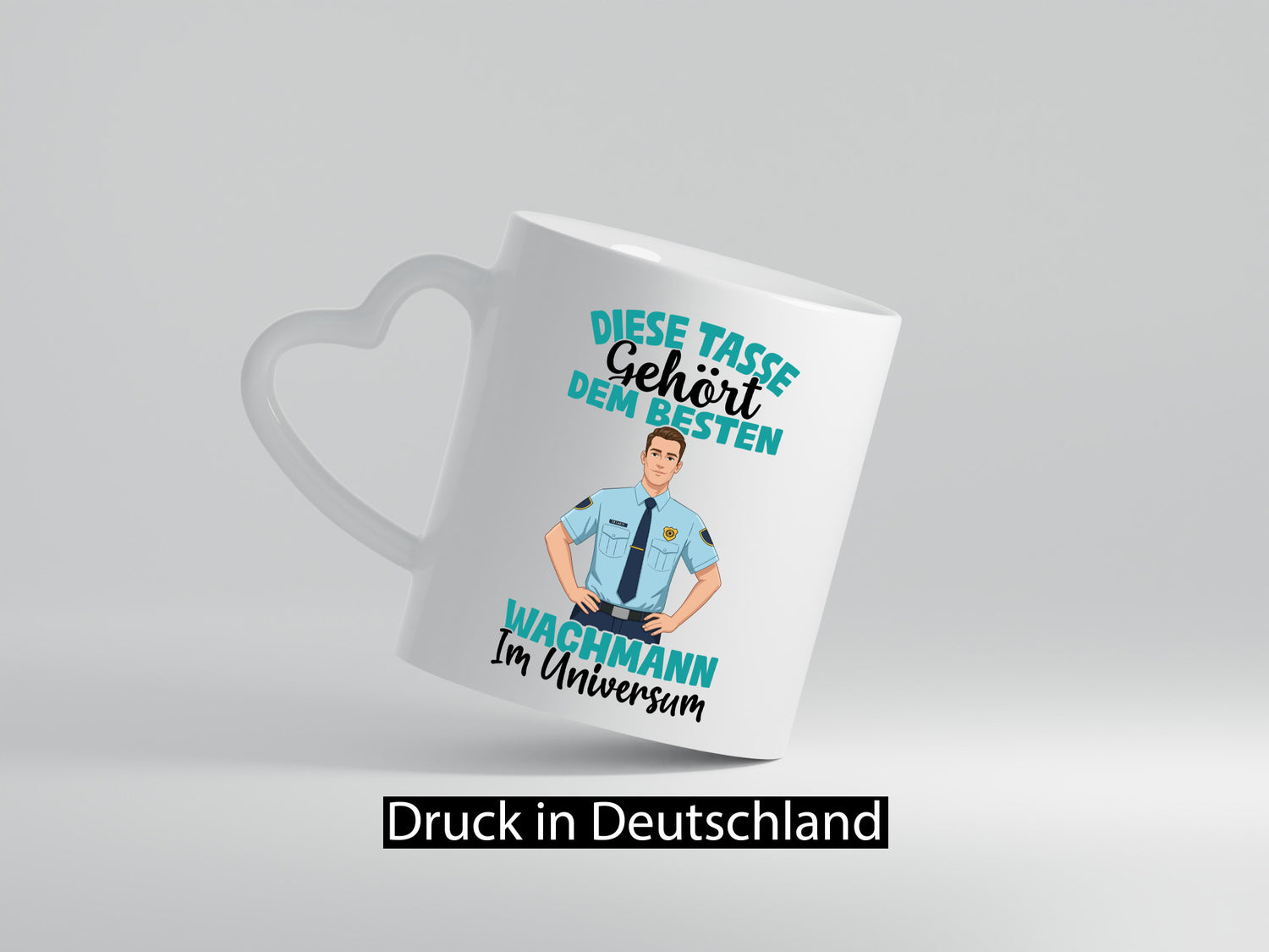 Im Universum: Wachmann | Wachpersonal Nachtwächter Geschenkidee Humor Tasse
