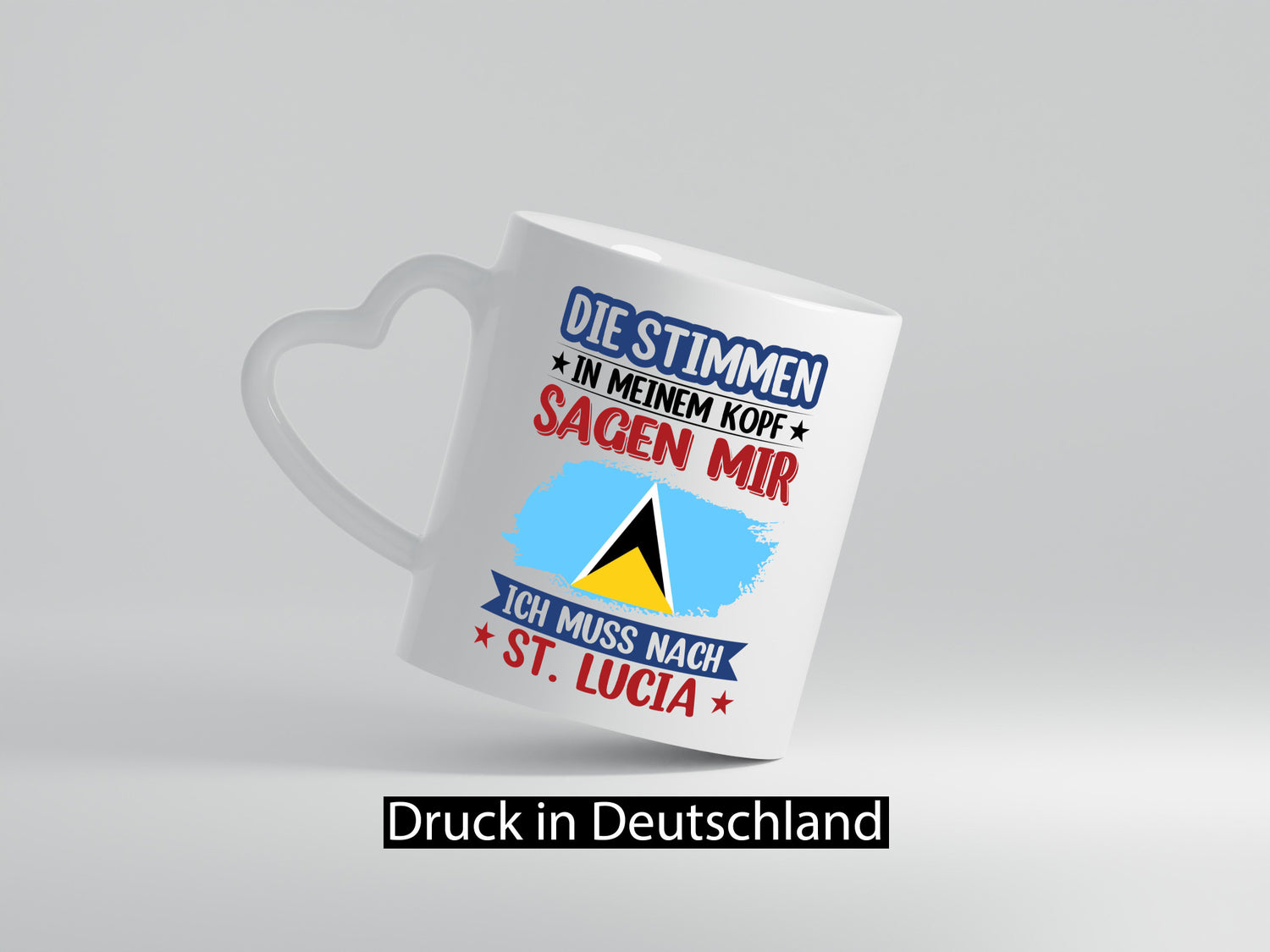 St. Lucia | Urlaub Stimmen in meinem Kopf Traumland v2 lustig Humor