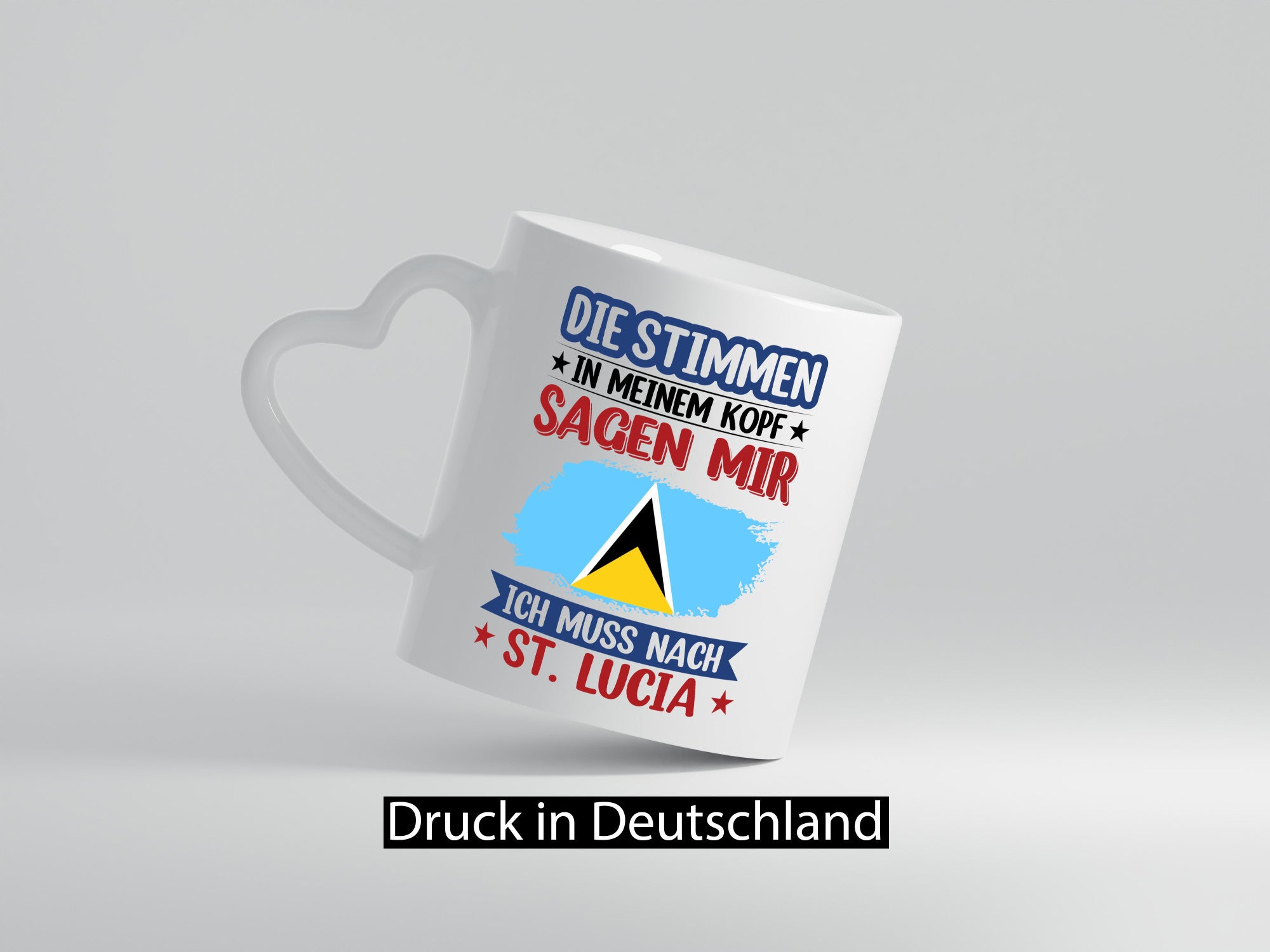 St. Lucia | Urlaub Stimmen in meinem Kopf Traumland v2 lustig Humor