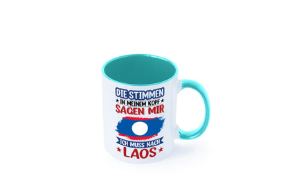 Laos | Urlaub Stimmen in meinem Kopf Traumland lustig Humor Geschenkidee