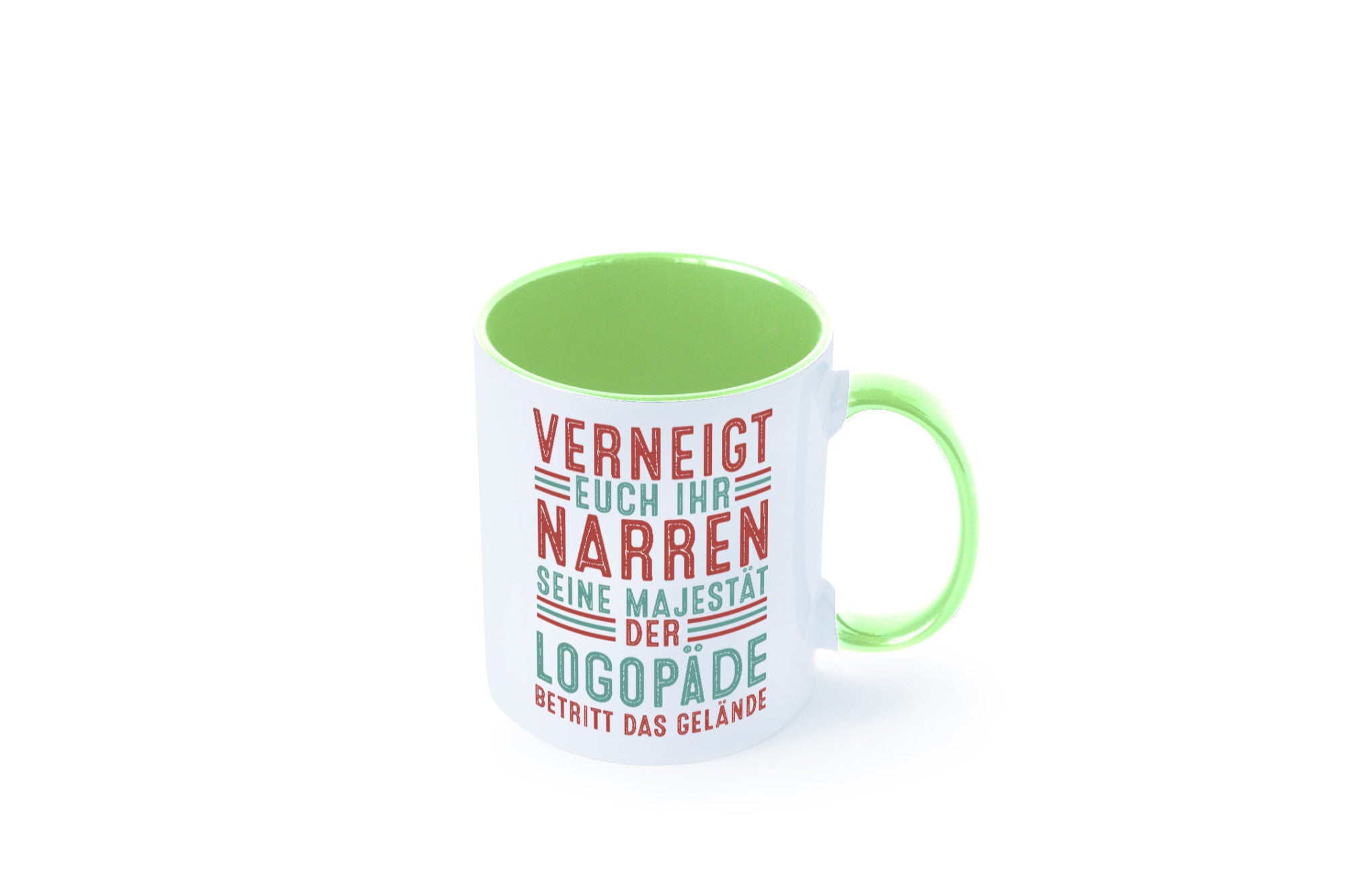 Verneigt euch: Logopäde | Sprachtherapie Geschenkidee Humor Tasse