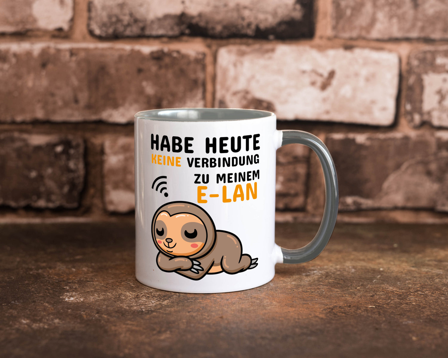 Keine Verbindung lustig Humor Geschenkidee Geschenk Tasse