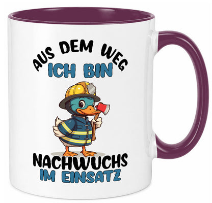 THW nachwuchs | Technische Hilfe Hilfswerk aus dem weg Geschenkidee Humor Tasse