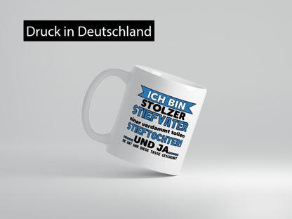 Stolzer Stiefvater | Vatertag Spruch Stieftochter lustiger Geschenk Familie