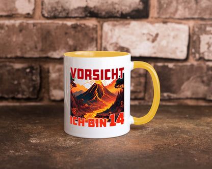 14. Geburtstag | 14 Jahre Vulkanausbruch Vulkan Geschenkidee Humor Tasse