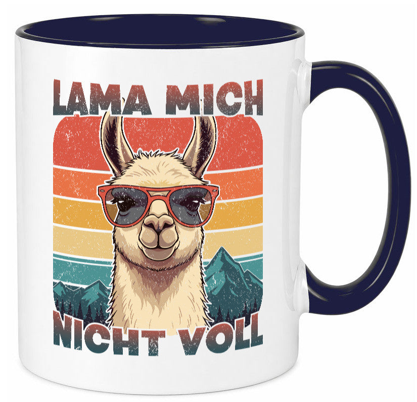 Lama mich nicht voll | Alpaka Kamel Retro lustig Humor Geschenkidee Geschenk