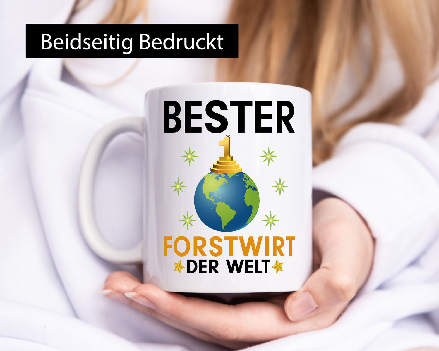 Weltbester Forstwirt | Waldarbeiter lustiger Spruch Geschenk Arbeit Kollegen