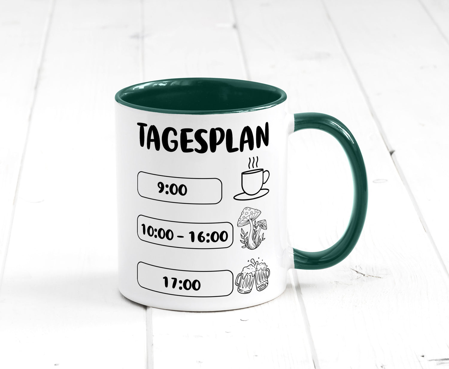 Tagesplan Pilzsammler | Pilze Wald v2 Geschenk Humor Geschenkidee lustiger