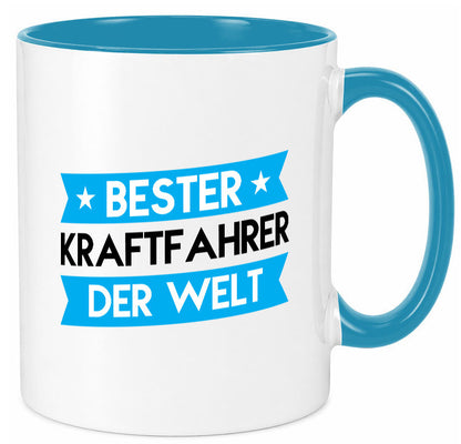 Bester Kraftfahrer | Lastwagen LKW Fahrer Geschenk Humor Geschenkidee lustiger Tasse