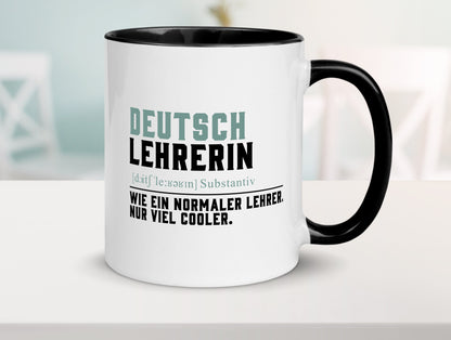 Deutschlehrerin | Lehrerin Unterricht Lieblinglehrerin Geschenkidee Humor Tasse