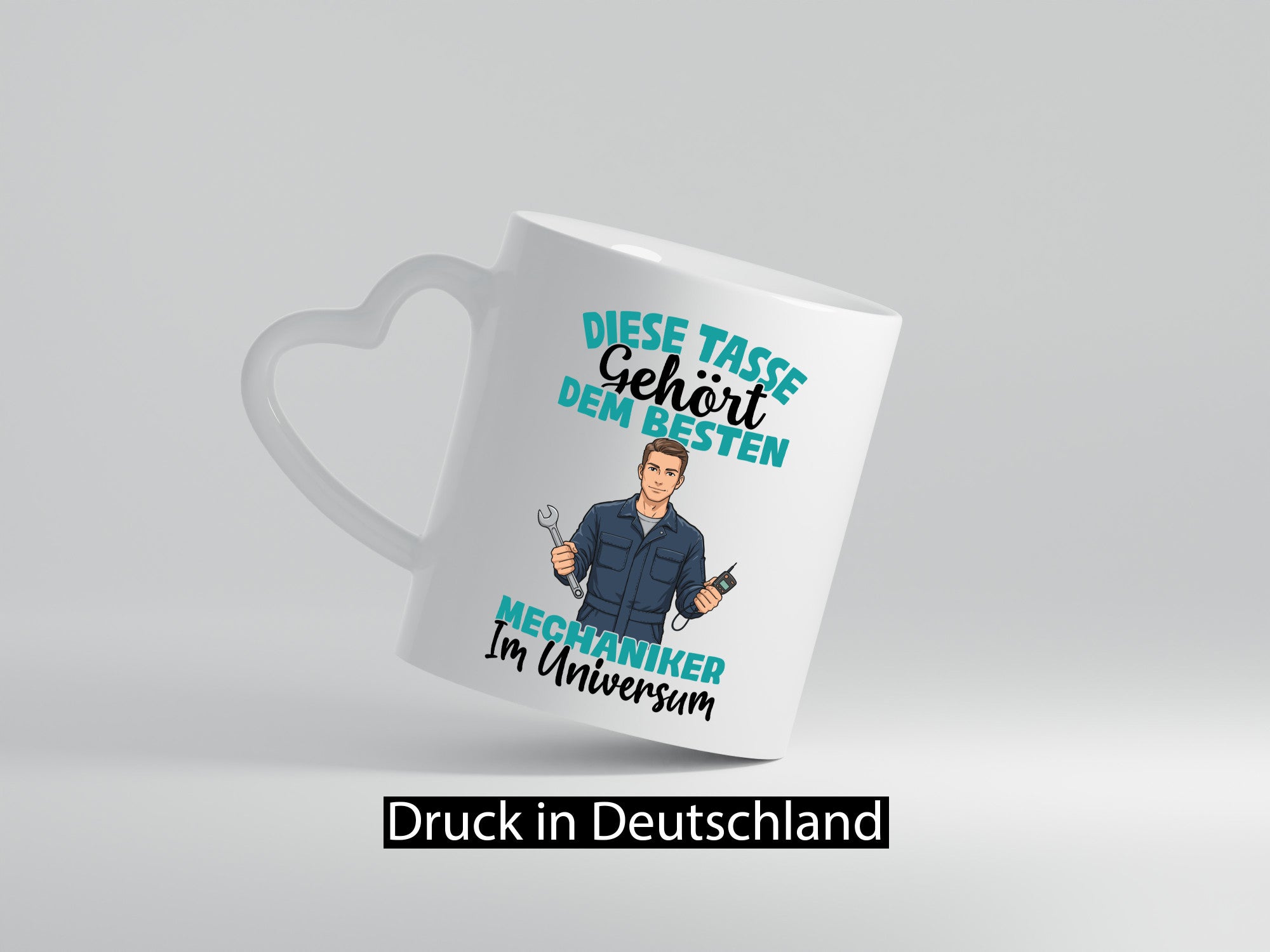 Im Universum: Mechaniker | KFZ Werkstatt lustiger Spruch Geschenk Humor