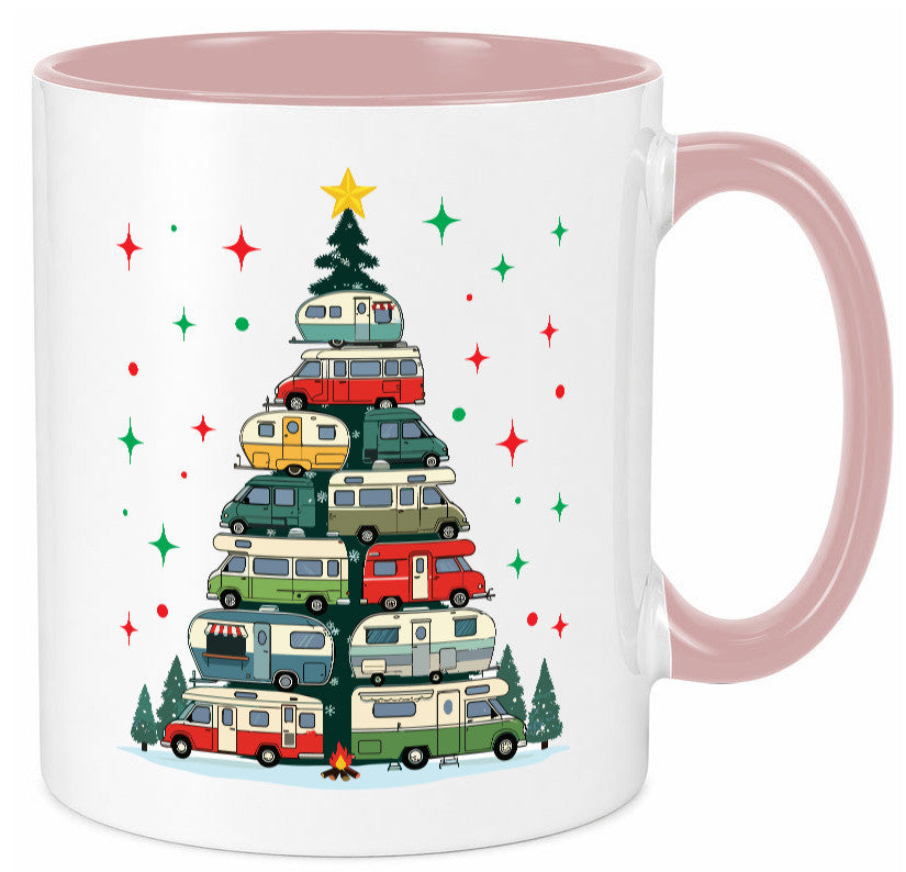 Camper | Camping Weihnachten Fahrzeuge Baumlichter v2 lustig Humor Geschenkidee