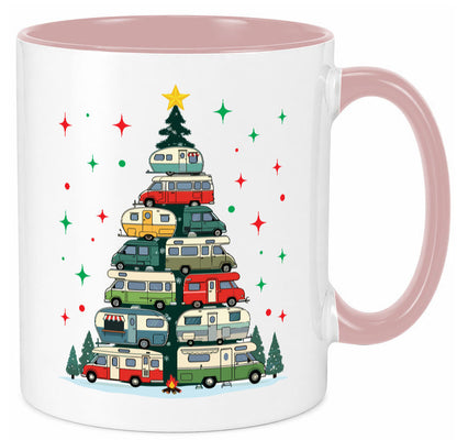 Camper | Camping Weihnachten Fahrzeuge Baumlichter v2 lustig Humor Geschenkidee