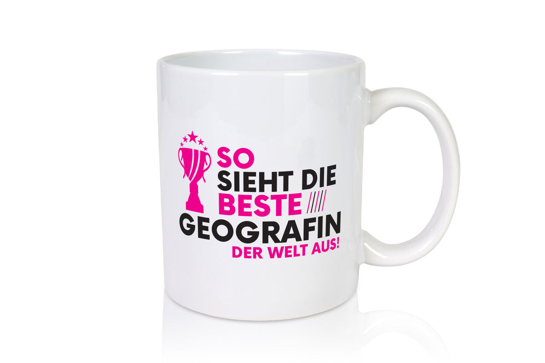 Die Weltbeste Geografin | Geografie Humor Geschenkidee Tasse