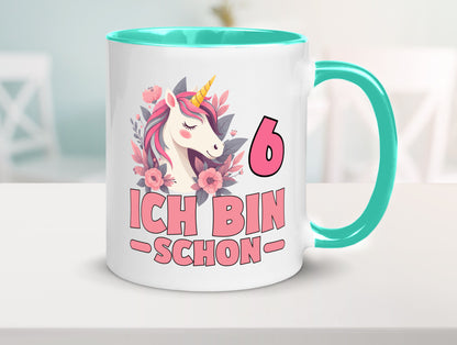 6. Geburtstag | 6 Jahre Einhorn bin schon Mädchen Geschenk Geschenkidee