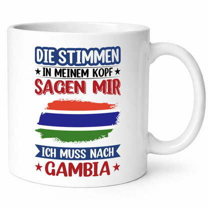 Gambia | Urlaub Stimmen in meinem Kopf Traumland lustig Humor Geschenkidee