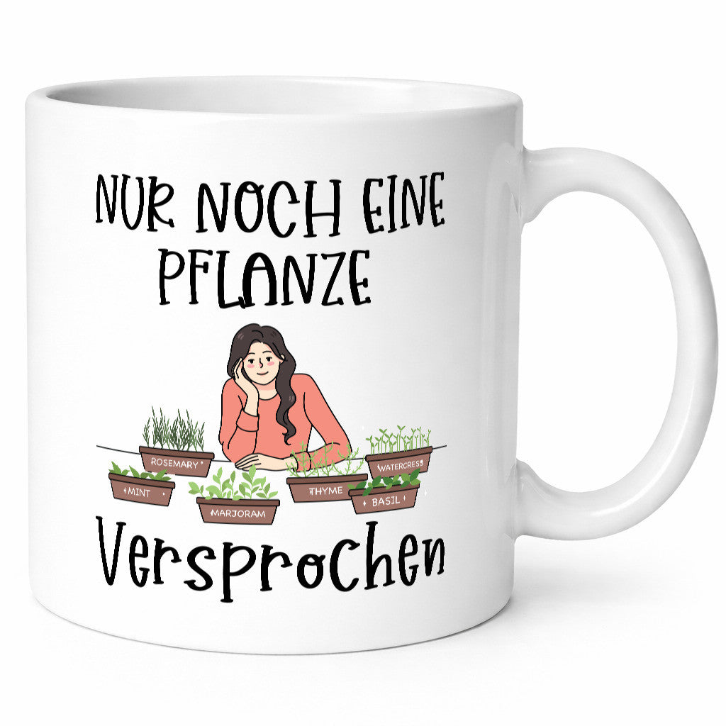 Nur noch eine Pflanze versprochen | Floristin Geschenk Humor Geschenkidee