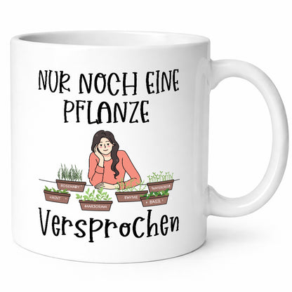 Nur noch eine Pflanze versprochen | Floristin Geschenk Humor Geschenkidee