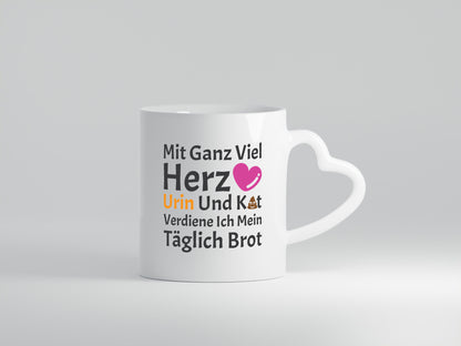 Herz, Urin, Kot, damit verdien ich mein Brot | Kothaufen lustiger Spruch