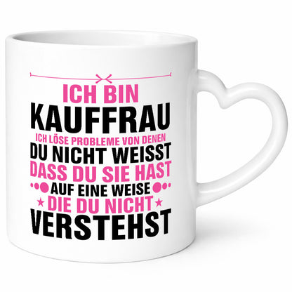 Löse Probleme: Kauffrau | Kauffrauen v2 lustiger Spruch Geschenk Humor
