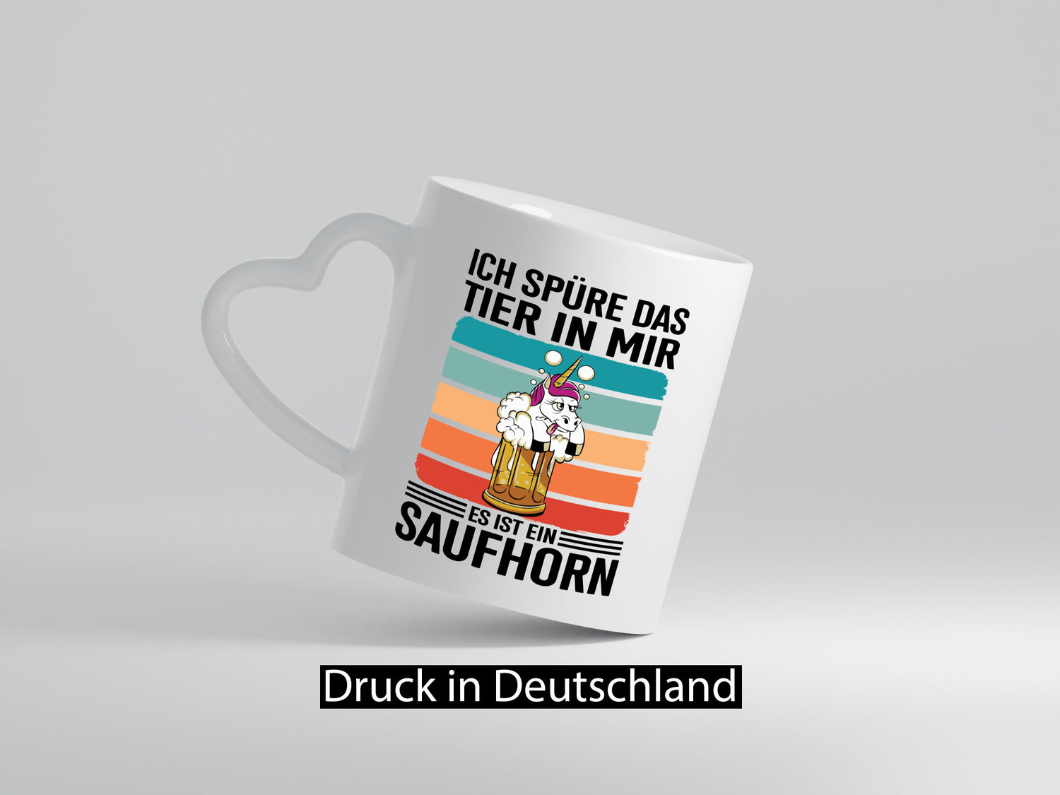 Ich spüre das Tier in mir es ist ein Saufhorn | Einhorn Humor Tierliebhaber