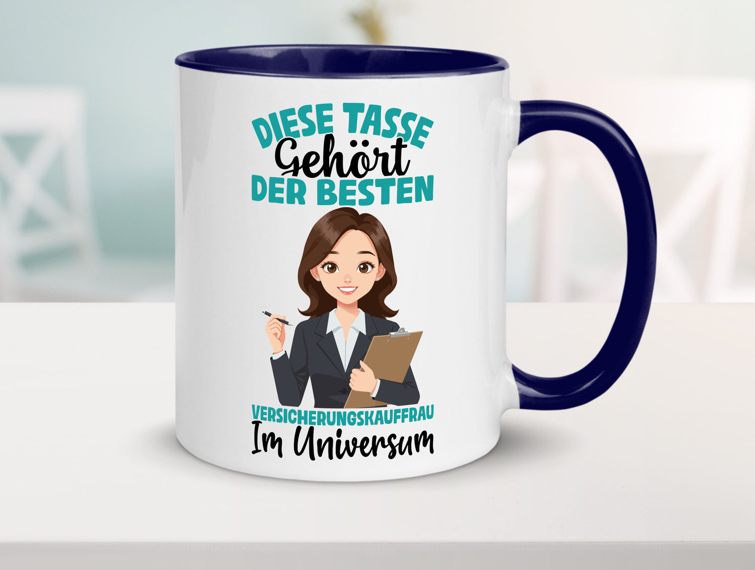Im Universum: Versicherungskauffrau | Kauffrau lustig Humor Geschenkidee