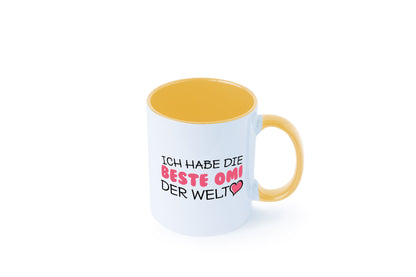 Beste Omi der Welt | Oma Tasse Geburtstag Muttertag lustig Familie Geschenkidee