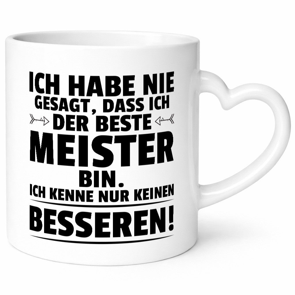 Der Beste Meister | Meisterbrief lustiger Spruch Geschenk Humor Geschenkidee