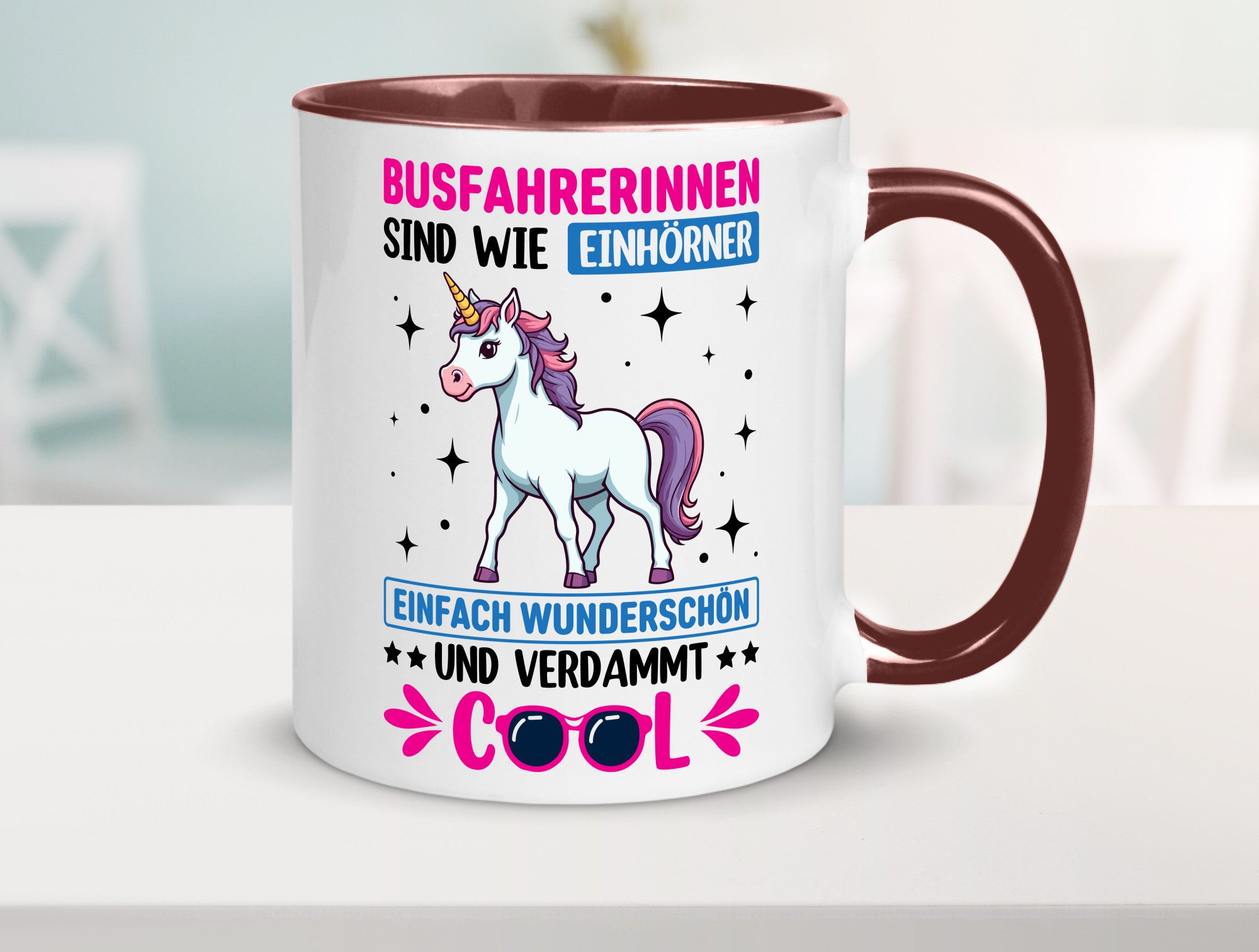 Bussfahrerinen sind wie einhorner | Einhorn Bussfahrerin Geschenkidee Humor