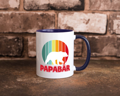 Papabär | Papa Tasse Vater Vatertag Bär lustiger Spruch Geschenk Familie