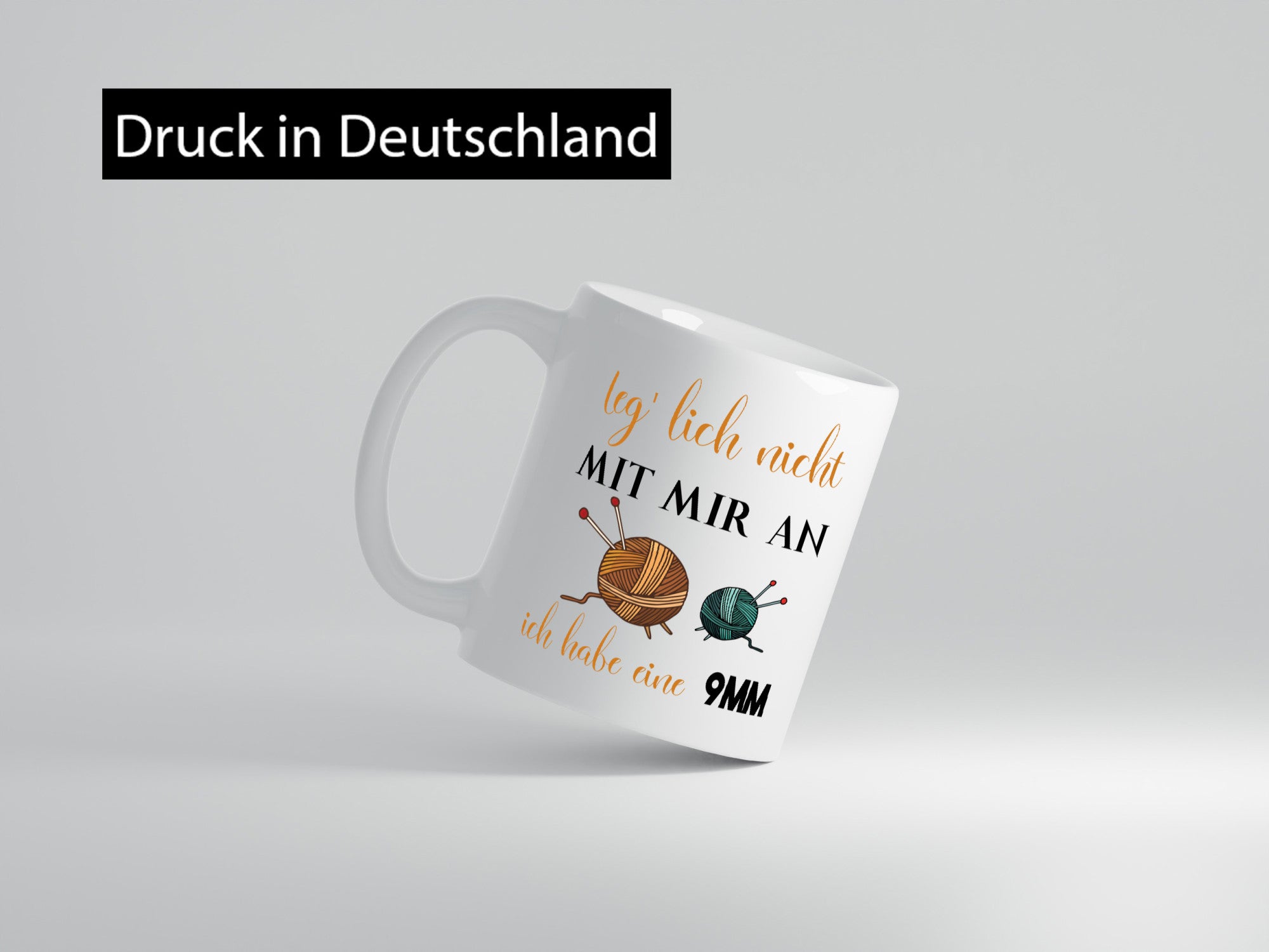 Häkeln | 9mm Wolle| Frauen Geschenkidee Humor Tasse