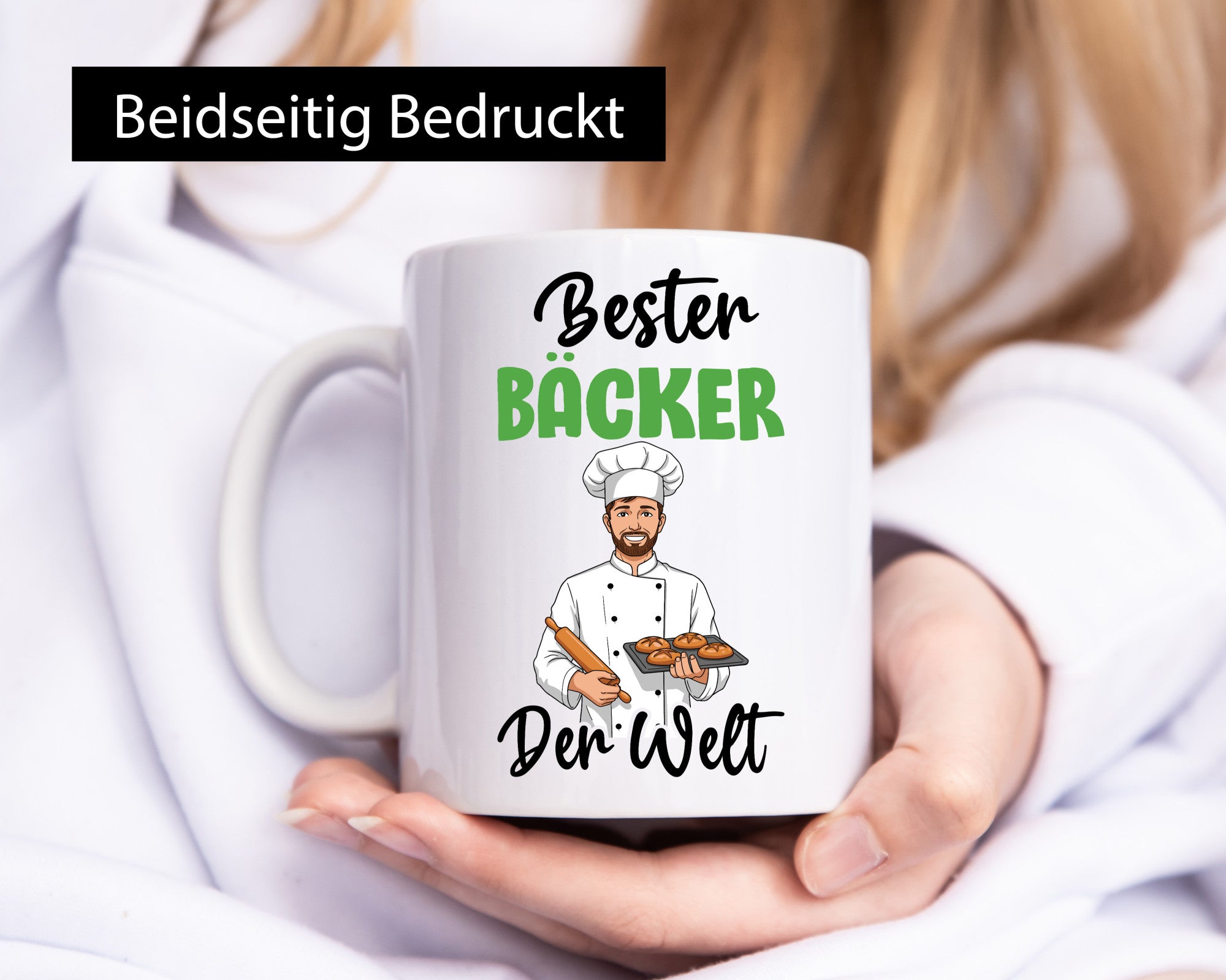 Bester Bäcker | Bäckerei Backen Konditor v2 Humor Geschenkidee Tasse