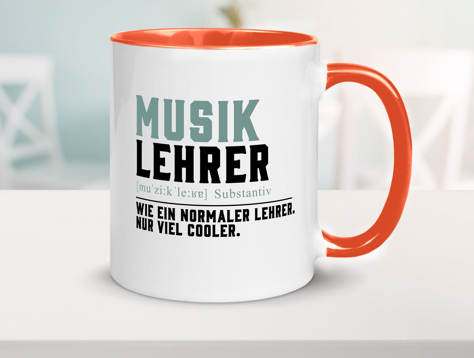 Musiklehrer | Lehrer Unterricht Lieblingslehrer Geschenkidee Humor Tasse