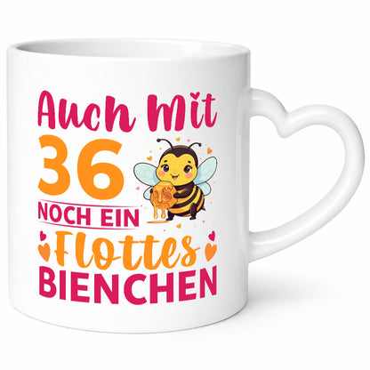 36. Geburtstag | Flottes Bienchen 36 Jahre lustig Geschenkidee Geschenk Tasse
