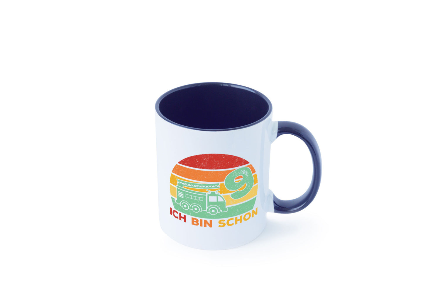 9. geburtstag | Feuerwehrauto 9 Jahre Feuerwehr Geschenk Geschenkidee lustiger