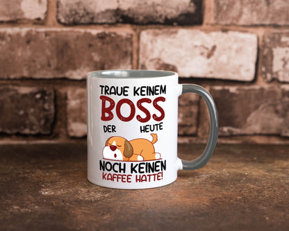 Traue keinem Boss | Führungskraft Vorgesetzter Geschenkidee Humor Tasse