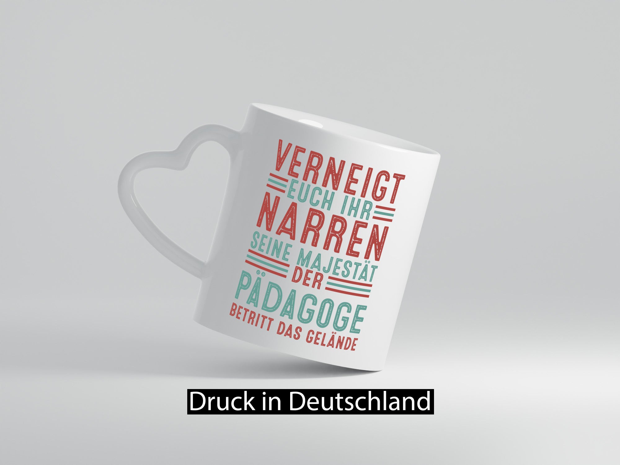 Verneigt euch: Pädagoge | Pädagogik Humor Geschenkidee Tasse