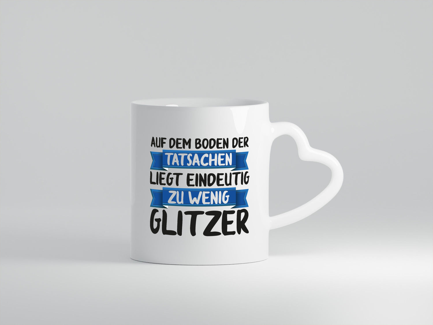 Auf den boden der Tatsachen | Glitzer komm mal runter lustiger Spruch Geschenk