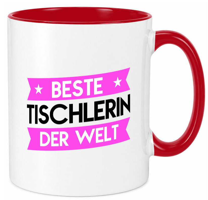 Beste Tischlerin | Tischlerei lustiger Spruch Geschenk Humor Geschenkidee Tasse
