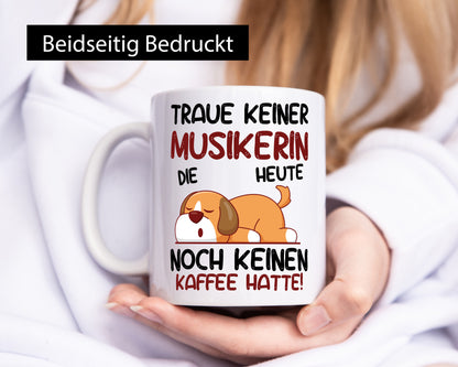 Traue keiner Musikerin | Musik Musikantin lustiger Spruch Geschenk Humor